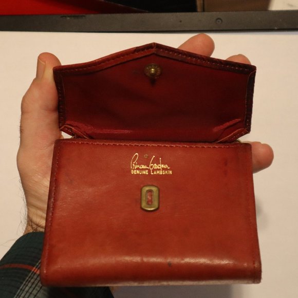 Princess Gardner - Genuine Lambskin - Wallet, Coin, Cardholder - Red - Picture 4 of 13